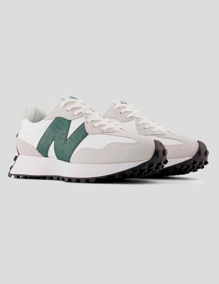 Zapatillas NEW BALANCE 327 de white/nightwatch green